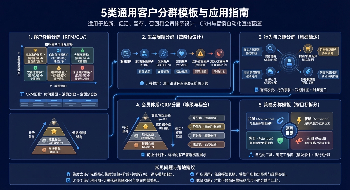 客户分群前要弄清什么？先定目标再定维度
