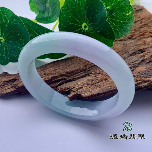 派瑞翡翠 翡翠手镯 糯种 绿色 商品图0