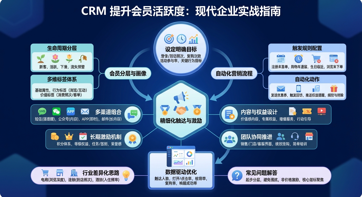 CRM 提升活跃度前，会员运营目标怎么定？