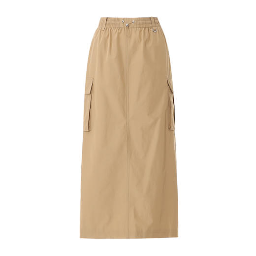 EITIE爱特爱舒适直筒抽绳松紧腰休闲显瘦半身裙春季新款8106811 商品图11