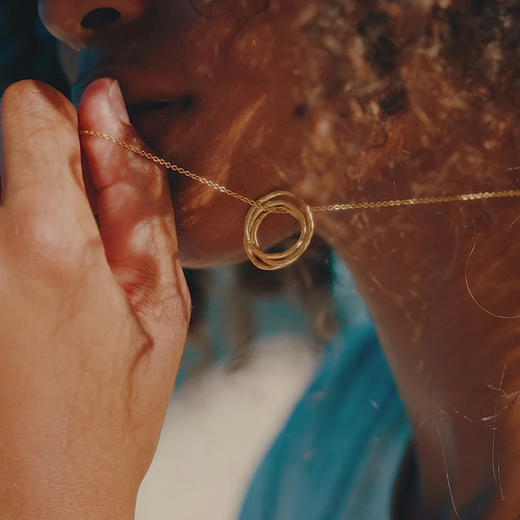 北京仓｜Agapee-Trina-圆环 吊坠 项链［法国设计师］ 商品图2