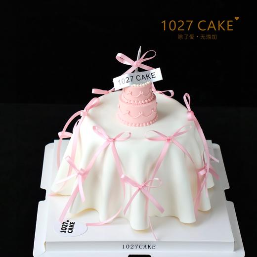 1027CAKE  | 桌布蛋糕  丝带蝴蝶结 商品图1