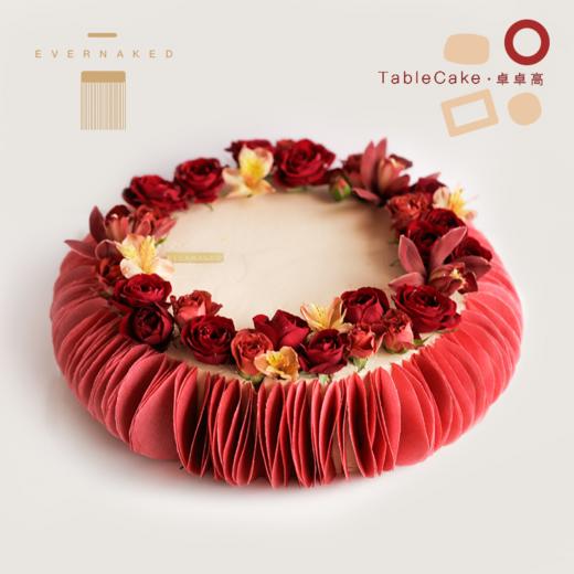 「卓卓高」TableCake｜「提灯笼 · 庆团圆」红苹果棉花糖味圆桌糕 商品图0