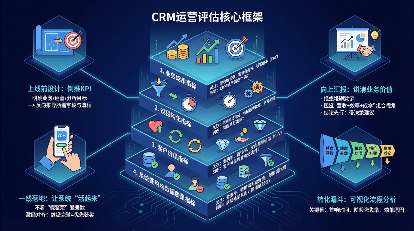 如何搭建“看得懂”的CRM指标结构？