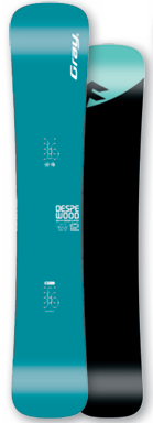 26/27GRAY雪板DESPE WOOD蓝绿色