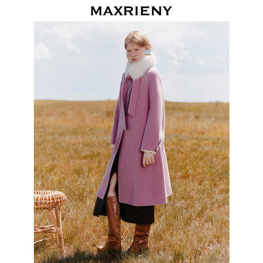 天虹玛克门店发货：MAXRIENY极简风穿搭羊毛大衣(货号:MS86CT514) 商品图0