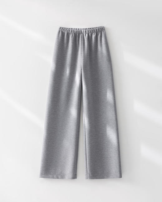 臣禾	【醋酸懒人裤】松紧腰一片式裁剪无口袋直筒裤休闲裤	JZ261060175 商品图12