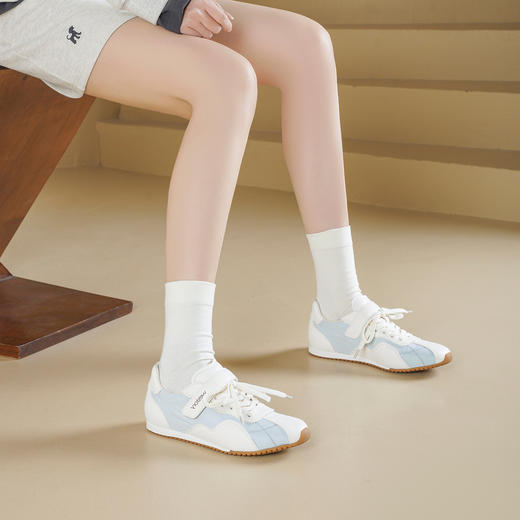 Westory2026年春季平底芭蕾德训运动鞋休闲深口单鞋S26AM50731 商品图3