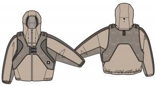 26/27BURTON雪服U DRYRIDE 2L EARTH JKT CEMENT 商品图0