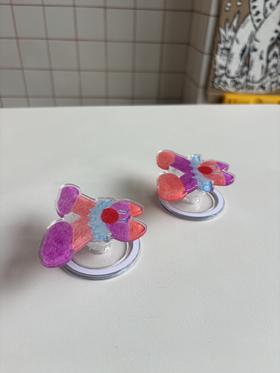 成都丨 whatever丨毛娃娃磁吸手机支架