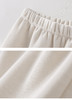 臣禾	【醋酸懒人裤】松紧腰一片式裁剪无口袋直筒裤休闲裤	JZ261060175 商品缩略图5