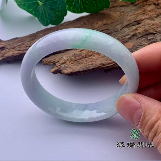 派瑞翡翠 翡翠手镯 糯种 绿色 商品图0