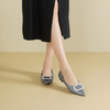 Westory2026年春季尖头平底真丝牛皮单鞋通勤休闲百搭浅口鞋S26AE50761 商品缩略图3