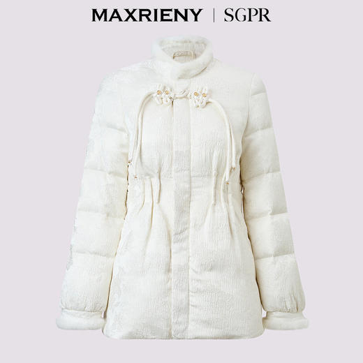 玛克门店发货：MAXRIENY水貂毛边收腰羽绒服(货号:MS85DC503) 商品图3