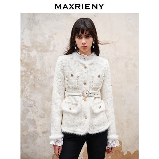 玛克门店发货：MAXRIENY名媛千金小香风羽绒(货号:MS88DC539) 商品图2