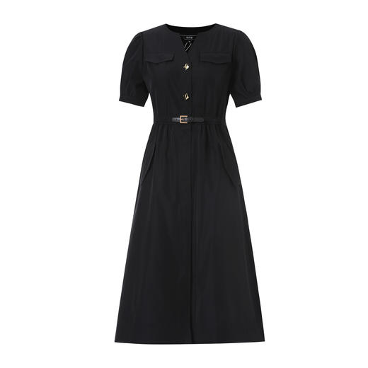 EITIE爱特爱春季新款时尚休闲显瘦收腰连衣裙8107819 商品图9