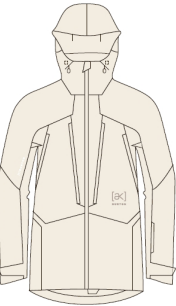 26/27BURTON雪服W AK GORE SWASH INS EGRET