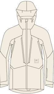 26/27BURTON雪服W AK GORE SWASH INS EGRET 商品图0