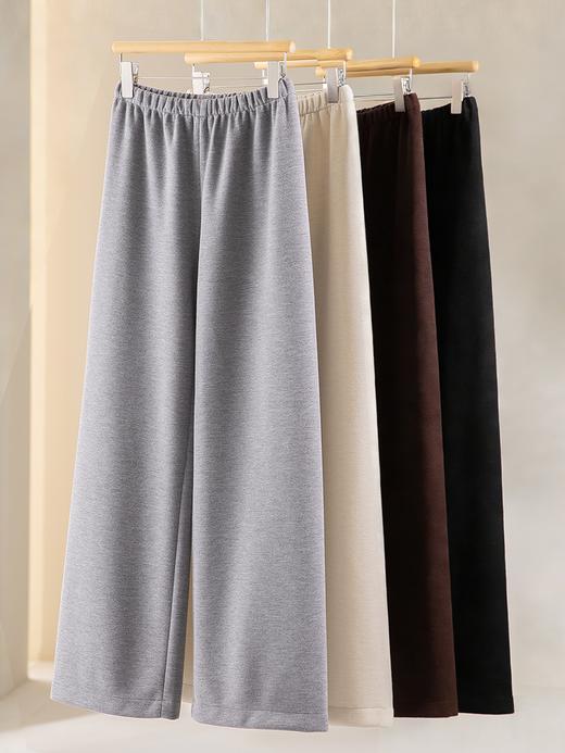 臣禾	【醋酸懒人裤】松紧腰一片式裁剪无口袋直筒裤休闲裤	JZ261060175 商品图8