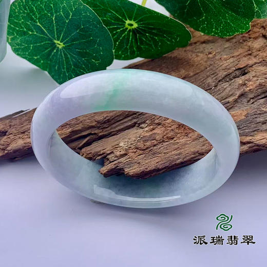 派瑞翡翠 翡翠手镯 糯种 绿色 商品图4