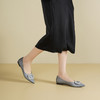 Westory2026年春季尖头平底真丝牛皮单鞋通勤休闲百搭浅口鞋S26AE50761 商品缩略图8