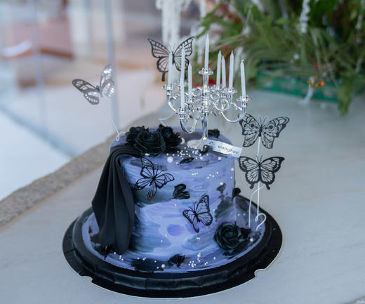 暗黑系蝴蝶蛋糕（提前5小时预定） 商品图1