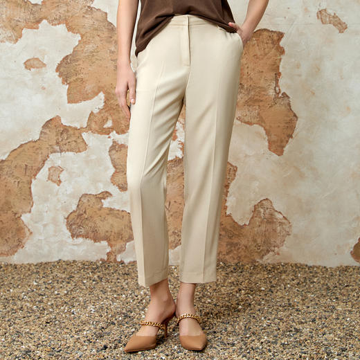 EITIE爱特爱气质显瘦高腰百搭通勤西装裤春新款8105817 商品图3