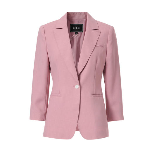 EITIE爱特爱气质干练高级感纯色收腰西装外套女春季新款8103813 商品图11