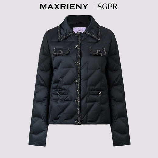 玛克门店发货：MAXRIENY精致复古感羽绒服(货号:MS85DC508) 商品图3