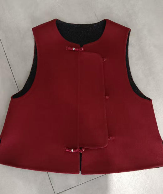 现货 臣禾	【新中式鸿运马甲】正反两穿圆领背心88.8%绵羊毛11.2%骆驼绒	JZ261010115 商品图5