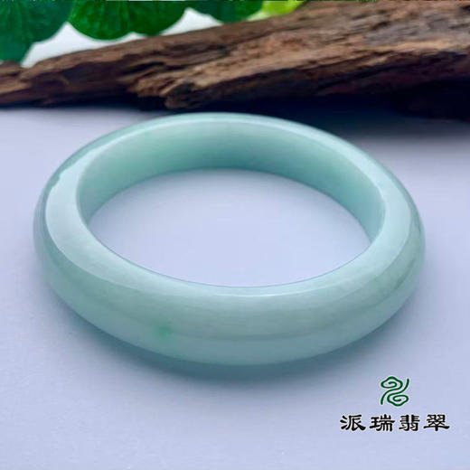 派瑞翡翠 翡翠手镯 糯种 绿色 商品图3