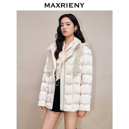 玛克门店发货：MAXRIENY甜美复古感羽绒服货号:MS88DC535) 商品图1