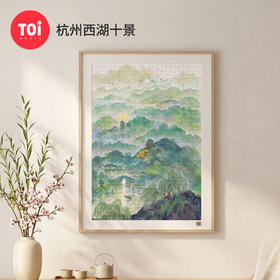 TOi图益-潮玩拼图系列-杭州西湖十景-1000片-分包款