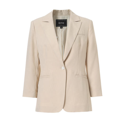 EITIE爱特爱气质干练高级感纯色收腰西装外套女春季新款8103813 商品图10