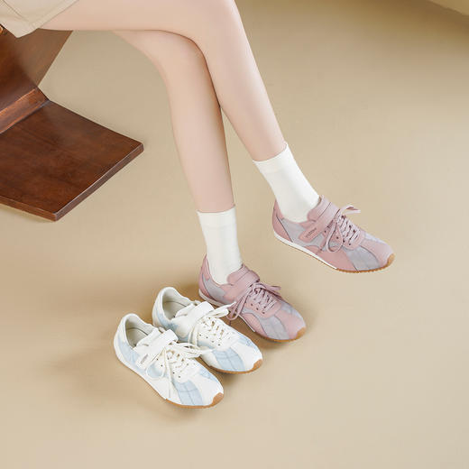 Westory2026年春季平底芭蕾德训运动鞋休闲深口单鞋S26AM50731 商品图7