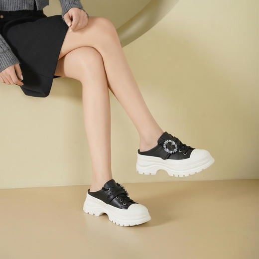 Westory2026年春季厚底休闲运动鞋穆勒拖鞋深口鞋S26AM50741 商品图1