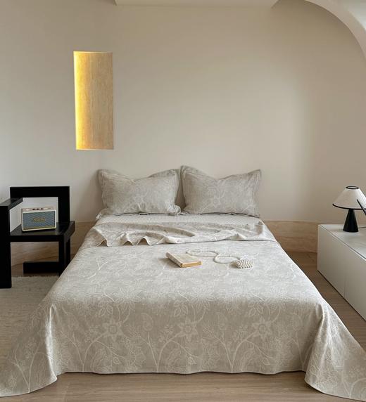 【武汉】汉棉 汉棉棉麻床盖三件套【盖毯*1+枕套*2】】 商品图0