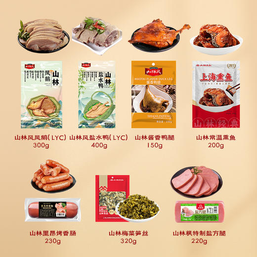 【直送到家】山林礼遇上海(套餐一） 真材实料 送礼佳选 商品图1