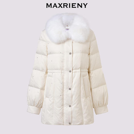 玛克门店发货：MAXRIENY狐狸毛领羽绒服(货号:MS86DC508) 商品图3
