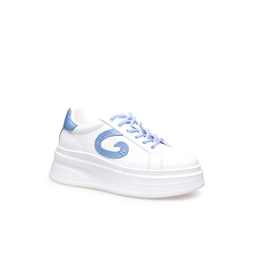 豪麟名鞋迪嘉女鞋时尚休闲鞋牛皮革DJJGA61WX005紫色 商品图0