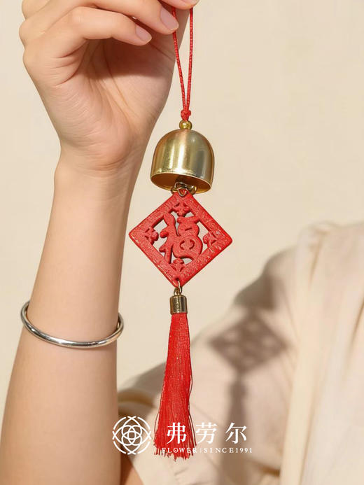 黄铜铃铛红火新年小挂件 商品图2
