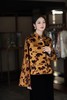 盛唐牡丹| 祥云纹真丝漳缎外套 商品缩略图2
