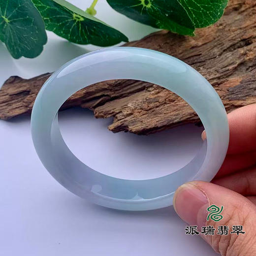 派瑞翡翠 翡翠手镯 糯种 绿色 商品图2