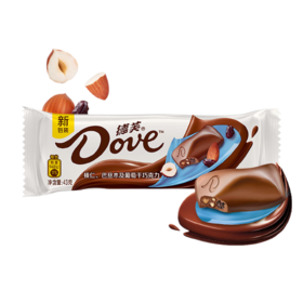 43g德芙榛仁巴旦及葡萄干味巧克力