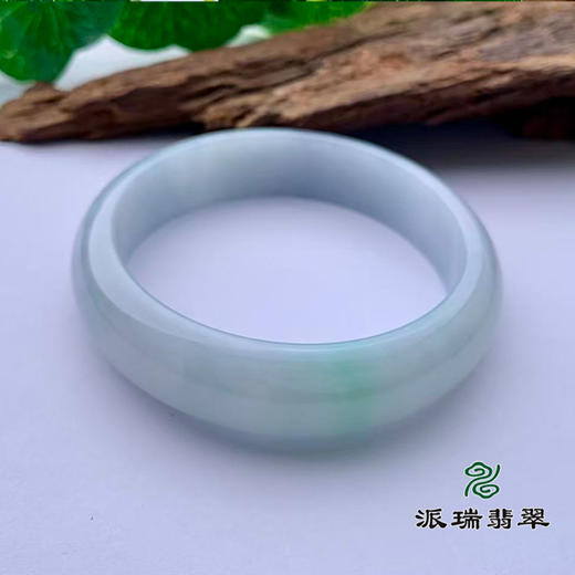 派瑞翡翠 翡翠手镯 糯种 绿色 商品图2