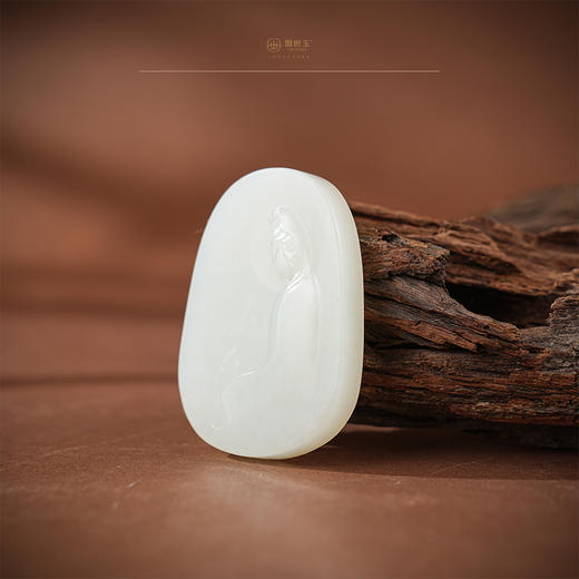 「年礼优选」【修渡】羊脂白玉观音挂件 商品图5