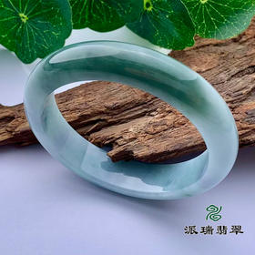派瑞翡翠 翡翠手镯 糯种 油青