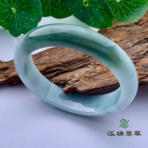 派瑞翡翠 翡翠手镯 糯种 油青 商品图0