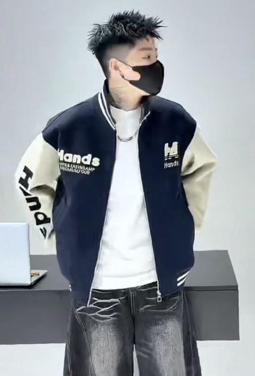 男装25秋冬新品立领拉链长袖棒球服2257-TZ-2592 商品图7