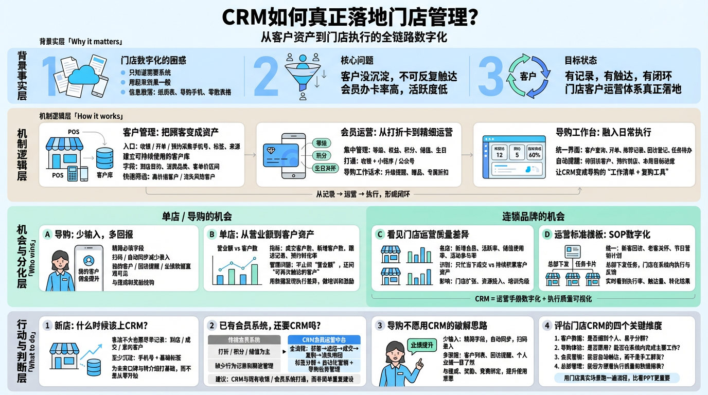 CRM在门店客户管理中能做什么